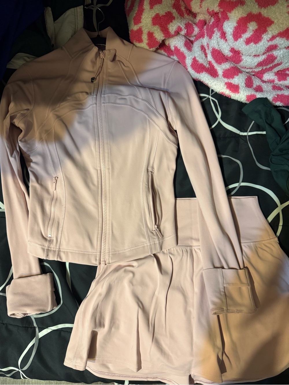 Dusty pink matching set